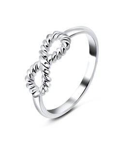 Twist Infinity Silver Ring NSR-415